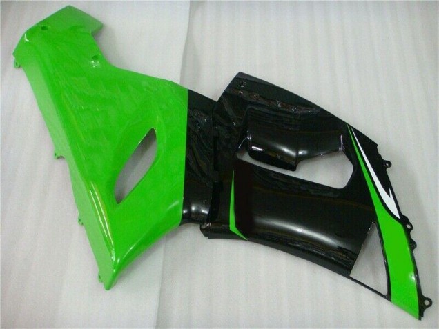 Carenagem Moto Kawasaki ZX6R 2005-2006 - Verde Branco Preto Carenagem Moto Kawasaki ZX6R 2005-2006 - Verde Branco Preto