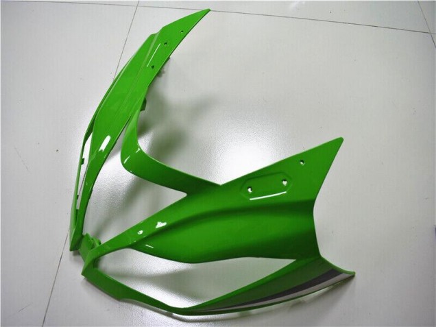 Carenagem Moto Kawasaki ZX6R 2013-2018 - Verde Branco Preto