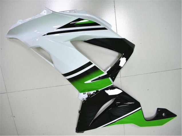 Carenagem Moto Kawasaki ZX6R 2013-2018 - Verde Branco Preto