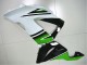 Carenagem Moto Kawasaki ZX6R 2013-2018 - Verde Branco Preto