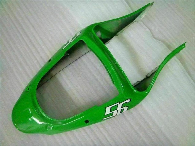 Carenagem Moto & Plástico Moto Kawasaki ZX6R 2000-2002 - Verde Preto Carenagem Moto & Plástico Moto Kawasaki ZX6R 2000-2002 - Verde Preto
