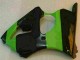 Injeção Kit Carenagem Kawasaki ZX6R 2000-2002 - Verde Preto Injeção Kit Carenagem Kawasaki ZX6R 2000-2002 - Verde Preto