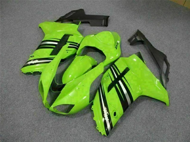 Carenagem & Plástico Moto Kawasaki ZX6R 2007-2008 - Verde Preto Carenagem & Plástico Moto Kawasaki ZX6R 2007-2008 - Verde Preto