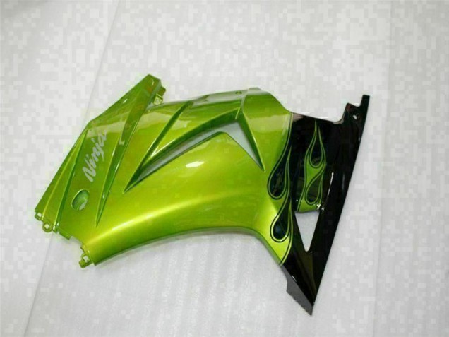 Moto Plástico Kawasaki EX250 2008-2012 - Verde Preto