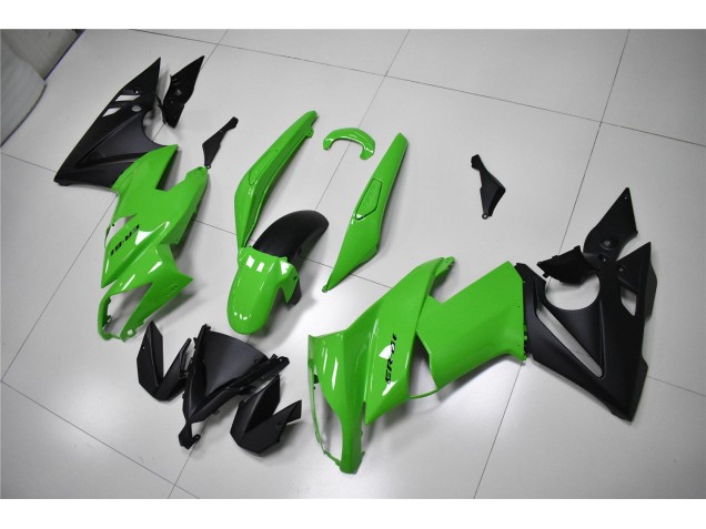 Abs Motocicleta Plásticos Kawasaki ZX10R 2008-2010 - Verde Preto Abs Motocicleta Plásticos Kawasaki ZX10R 2008-2010 - Verde Preto