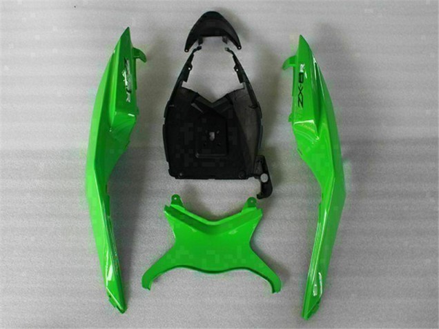 Carroçaria Moto Kawasaki ZX6R 2009-2012 - Verde Preto
