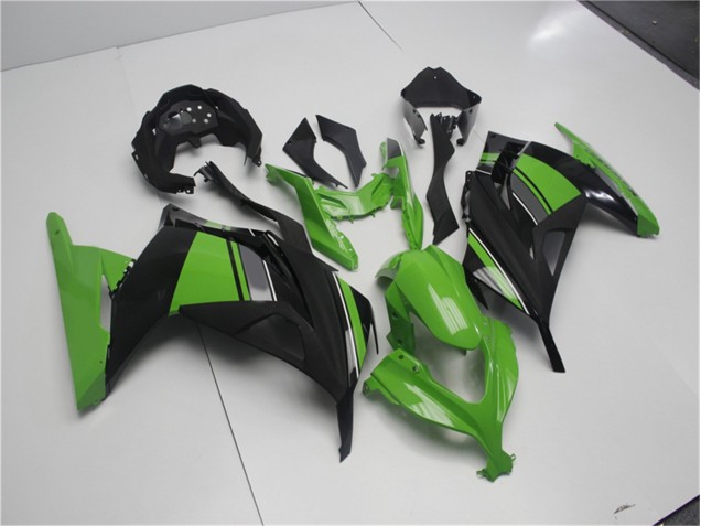 Abs Moto Plásticos Kawasaki EX300 2013-2016 - Verde Preto Abs Moto Plásticos Kawasaki EX300 2013-2016 - Verde Preto
