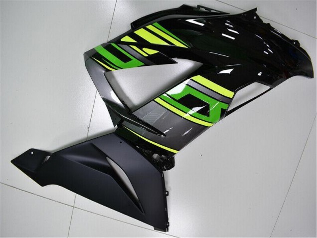 Kits Carenagem Moto Kawasaki ZX6R 2013-2018 - Verde Preto