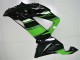 Moto Plásticos Kawasaki ZX6R 2013-2018 - Verde Preto Moto Plásticos Kawasaki ZX6R 2013-2018 - Verde Preto