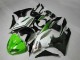 Carenagem Moto Kawasaki ZX6R 2009-2012 - Verde Preto Branco 25 Carenagem Moto Kawasaki ZX6R 2009-2012 - Verde Preto Branco 25