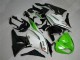 Carenagem Moto Kawasaki ZX6R 2009-2012 - Verde Preto Branco 25 Carenagem Moto Kawasaki ZX6R 2009-2012 - Verde Preto Branco 25