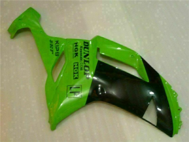 Carenagem Moto Kawasaki ZX6R 2007-2008 - Verde Preto Dunlop Carenagem Moto Kawasaki ZX6R 2007-2008 - Verde Preto Dunlop