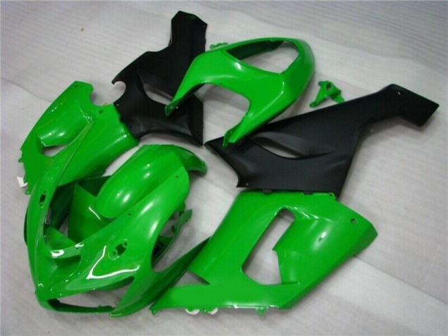 Carenagem Moto Kawasaki ZX6R 2005-2006 - Verde Preto Fosco Carenagem Moto Kawasaki ZX6R 2005-2006 - Verde Preto Fosco