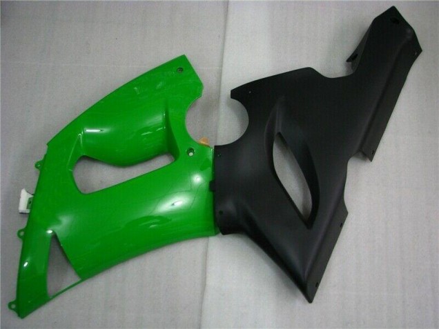 Carenagem Moto Kawasaki ZX6R 2005-2006 - Verde Preto Fosco Carenagem Moto Kawasaki ZX6R 2005-2006 - Verde Preto Fosco
