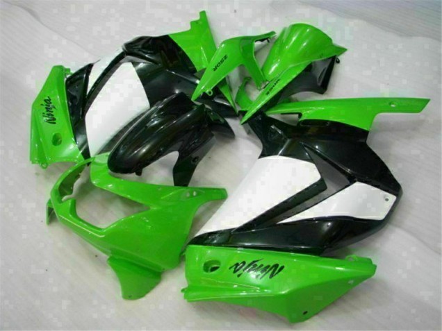 Abs Moto Plástico Kawasaki EX250 2008-2012 - Verde Preto Ninja Abs Moto Plástico Kawasaki EX250 2008-2012 - Verde Preto Ninja