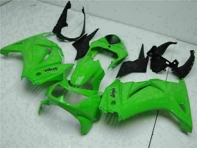Kits Carenagem Moto Kawasaki EX250 2008-2012 - Verde Preto Ninja