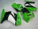 Kits Completo Carenagem Moto Kawasaki EX250 2008-2012 - Verde Preto Ninja