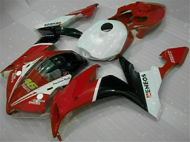 Abs Motocicleta Plásticos Yamaha R1 2004-2006 - Vermelho Abs Motocicleta Plásticos Yamaha R1 2004-2006 - Vermelho