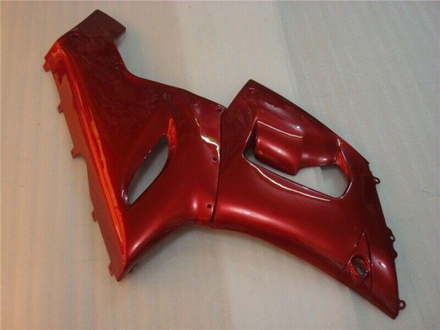 Abs Motocicleta Plástico Kawasaki ZX6R 2005-2006 - Vermelho Abs Motocicleta Plástico Kawasaki ZX6R 2005-2006 - Vermelho