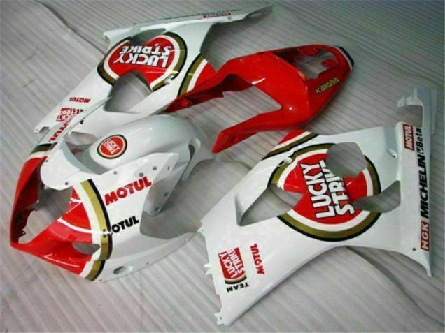 Carroçaria Moto Suzuki GSXR 1000 K3 2003-2004 - Vermelho Branco Carroçaria Moto Suzuki GSXR 1000 K3 2003-2004 - Vermelho Branco