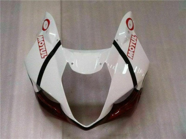 Kits Carenagem Moto Suzuki GSXR 1000 K3 2003-2004 - Vermelho Branco