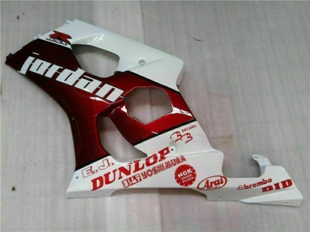 Kits Carenagem Moto Suzuki GSXR 1000 K3 2003-2004 - Vermelho Branco