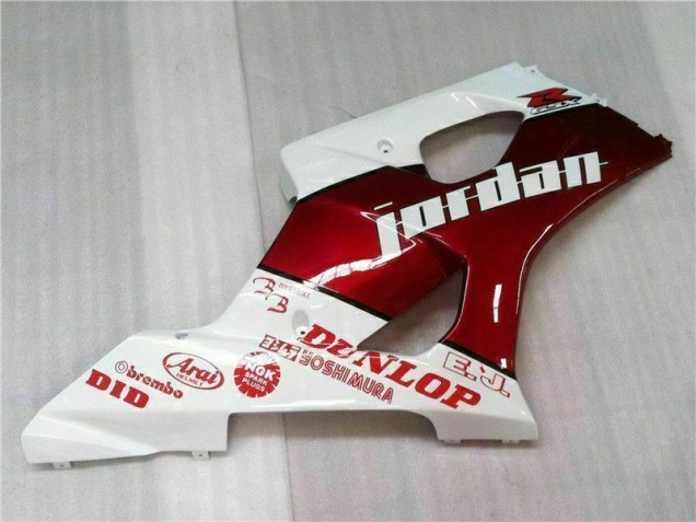 Kits Carenagem Moto Suzuki GSXR 1000 K3 2003-2004 - Vermelho Branco