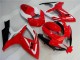 Injeção Kits Carenagem Moto Suzuki GSXR 600 / 750 K6 2006-2007 - Vermelho Branco