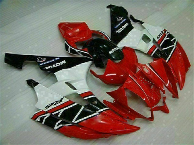Abs Kits Carenagem Moto Yamaha R6 2006-2007 - Vermelho Branco Abs Kits Carenagem Moto Yamaha R6 2006-2007 - Vermelho Branco