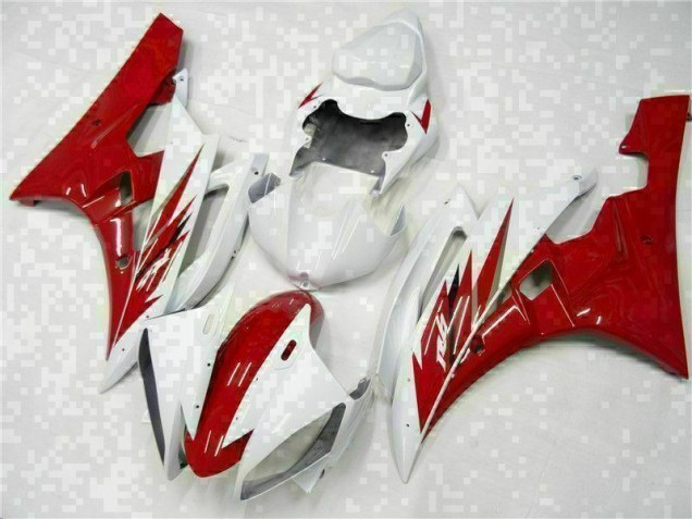 Abs Kits Completos Carenagem Moto Yamaha R6 2006-2007 - Vermelho Branco Abs Kits Completos Carenagem Moto Yamaha R6 2006-2007 - Vermelho Branco