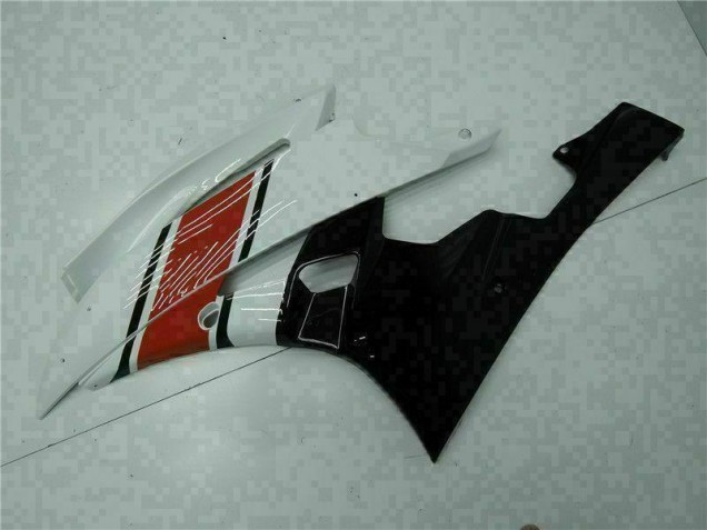 Abs Moto Plástico Yamaha R6 2006-2007 - Vermelho Branco Abs Moto Plástico Yamaha R6 2006-2007 - Vermelho Branco