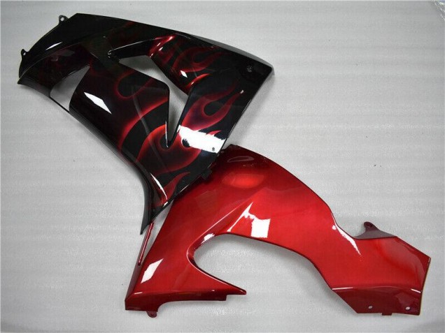 Carenagem Moto Kawasaki ZX10R 2006-2007 - Vermelho Chama Carenagem Moto Kawasaki ZX10R 2006-2007 - Vermelho Chama