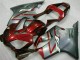Abs Kits Completos Carenagem Moto Honda CBR 600 F4i 2001-2003 - Vermelho Prata