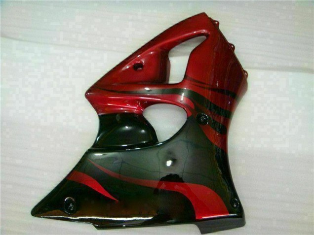 Carenagem Moto Kawasaki ZX6R 2000-2002 - Vermelho Preto Carenagem Moto Kawasaki ZX6R 2000-2002 - Vermelho Preto