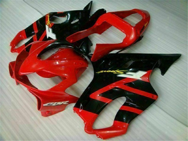 Kits Carenagem Moto Honda CBR 600 F4i 2001-2003 - Vermelho Preto Kits Carenagem Moto Honda CBR 600 F4i 2001-2003 - Vermelho Preto