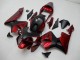 Abs Motocicleta Plásticos Honda CBR 600RR 2003-2004 - Vermelho Preto Abs Motocicleta Plásticos Honda CBR 600RR 2003-2004 - Vermelho Preto