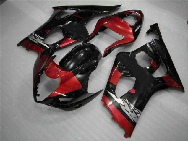 Kit Carenagem Moto Suzuki GSXR 1000 K3 2003-2004 - Vermelho Preto Kit Carenagem Moto Suzuki GSXR 1000 K3 2003-2004 - Vermelho Preto