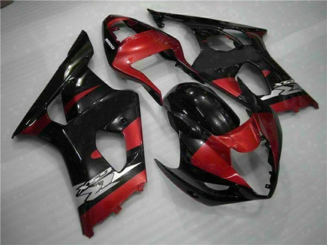 Kit Carenagem Moto Suzuki GSXR 1000 K3 2003-2004 - Vermelho Preto Kit Carenagem Moto Suzuki GSXR 1000 K3 2003-2004 - Vermelho Preto