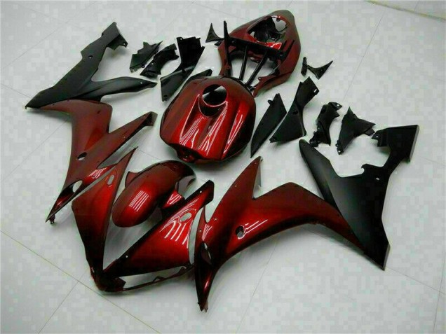 Carroçaria Moto Yamaha R1 2004-2006 - Vermelho Preto