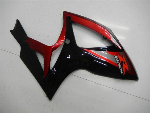 Injeção Kit Carenagem Suzuki GSXR 600 / 750 K6 2006-2007 - Vermelho Preto Injeção Kit Carenagem Suzuki GSXR 600 / 750 K6 2006-2007 - Vermelho Preto
