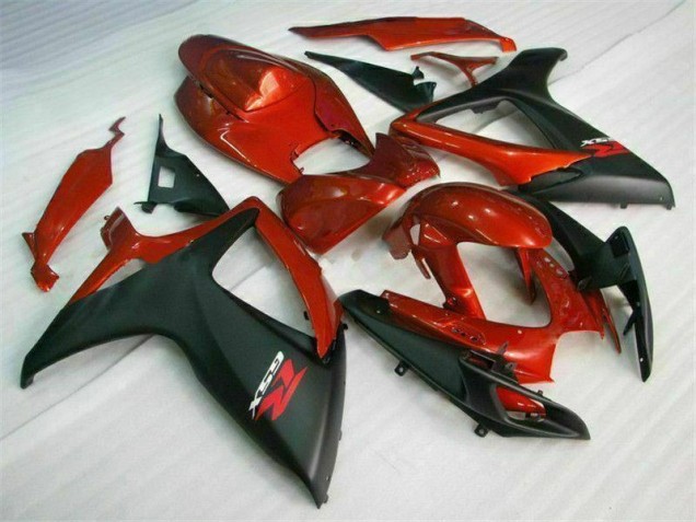 Injeção Kit Carenagem Moto Suzuki GSXR 600 / 750 K6 2006-2007 - Vermelho Preto Injeção Kit Carenagem Moto Suzuki GSXR 600 / 750 K6 2006-2007 - Vermelho Preto