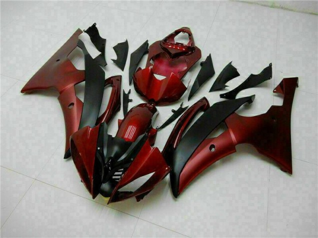 Abs Moto Plásticos Yamaha R6 2008-2016 - Vermelho Preto Abs Moto Plásticos Yamaha R6 2008-2016 - Vermelho Preto