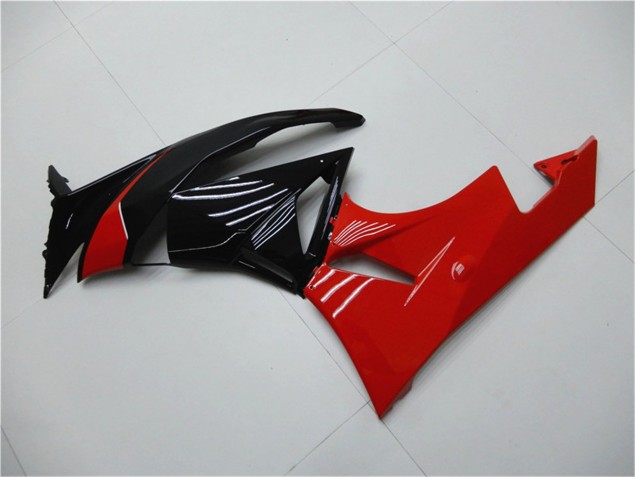 Carenagem Moto Kawasaki ZX6R 2009-2012 - Vermelho Preto
