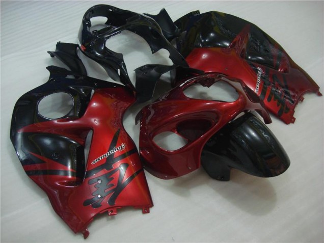 Abs Carenagem Moto Suzuki GSXR 1300 Hayabusa 1996-2007 - Vermelho Preto Abs Carenagem Moto Suzuki GSXR 1300 Hayabusa 1996-2007 - Vermelho Preto