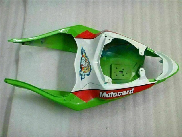 Carenagem Moto Kawasaki ZX6R 2009-2012 - Vermelho Verde Motocard Carenagem Moto Kawasaki ZX6R 2009-2012 - Vermelho Verde Motocard